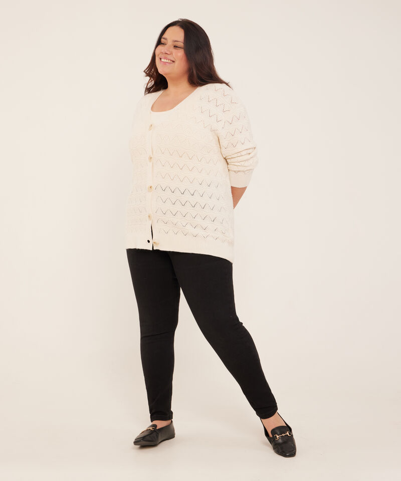 Saco Con Textura Y Botones