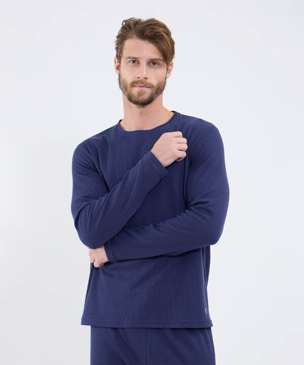 Conjunto Pijama Camibuso Con Pantalon Para Hombre image number null