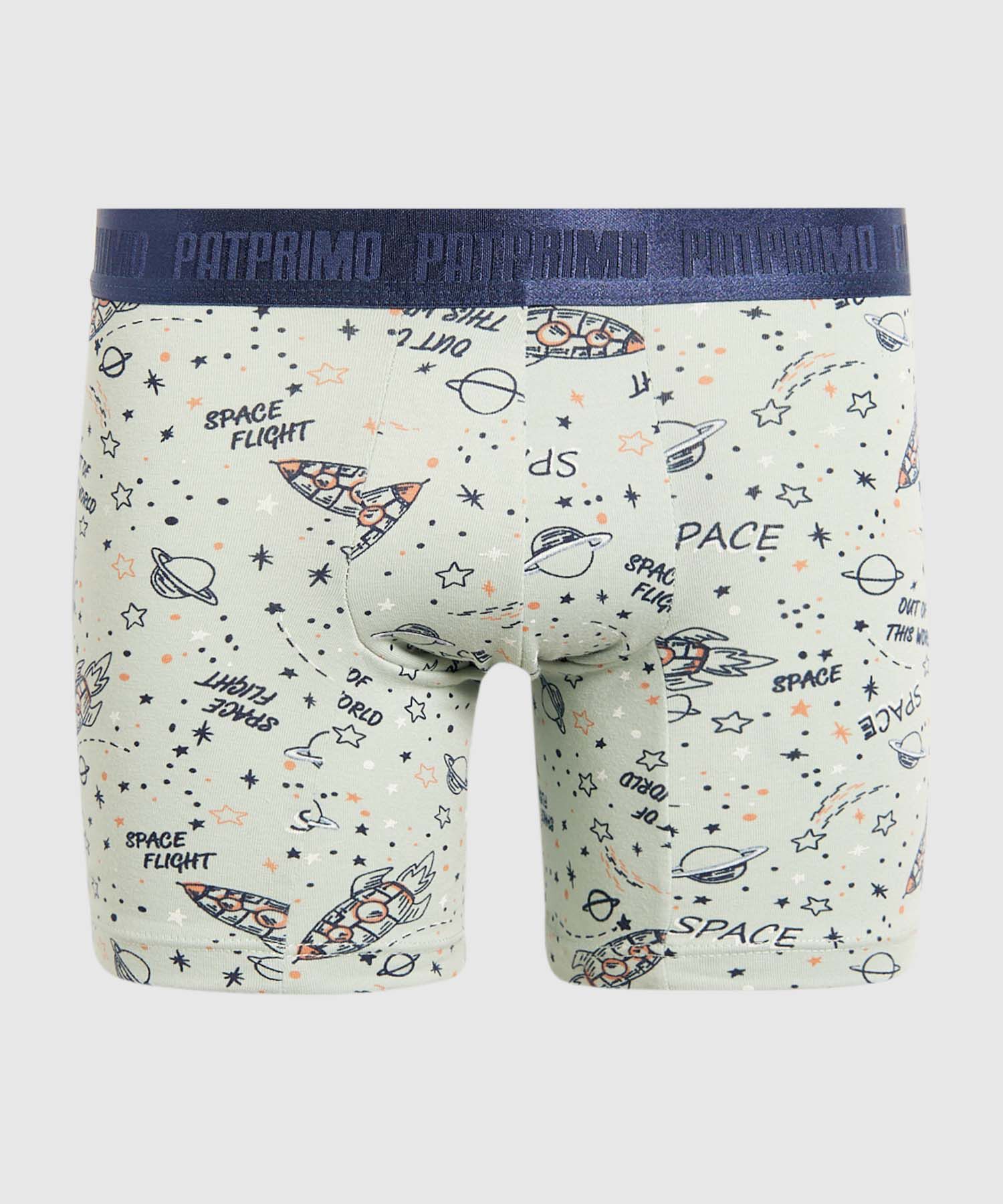 Pantaloncillo Pack X2 Boxer Medio En Algodon 