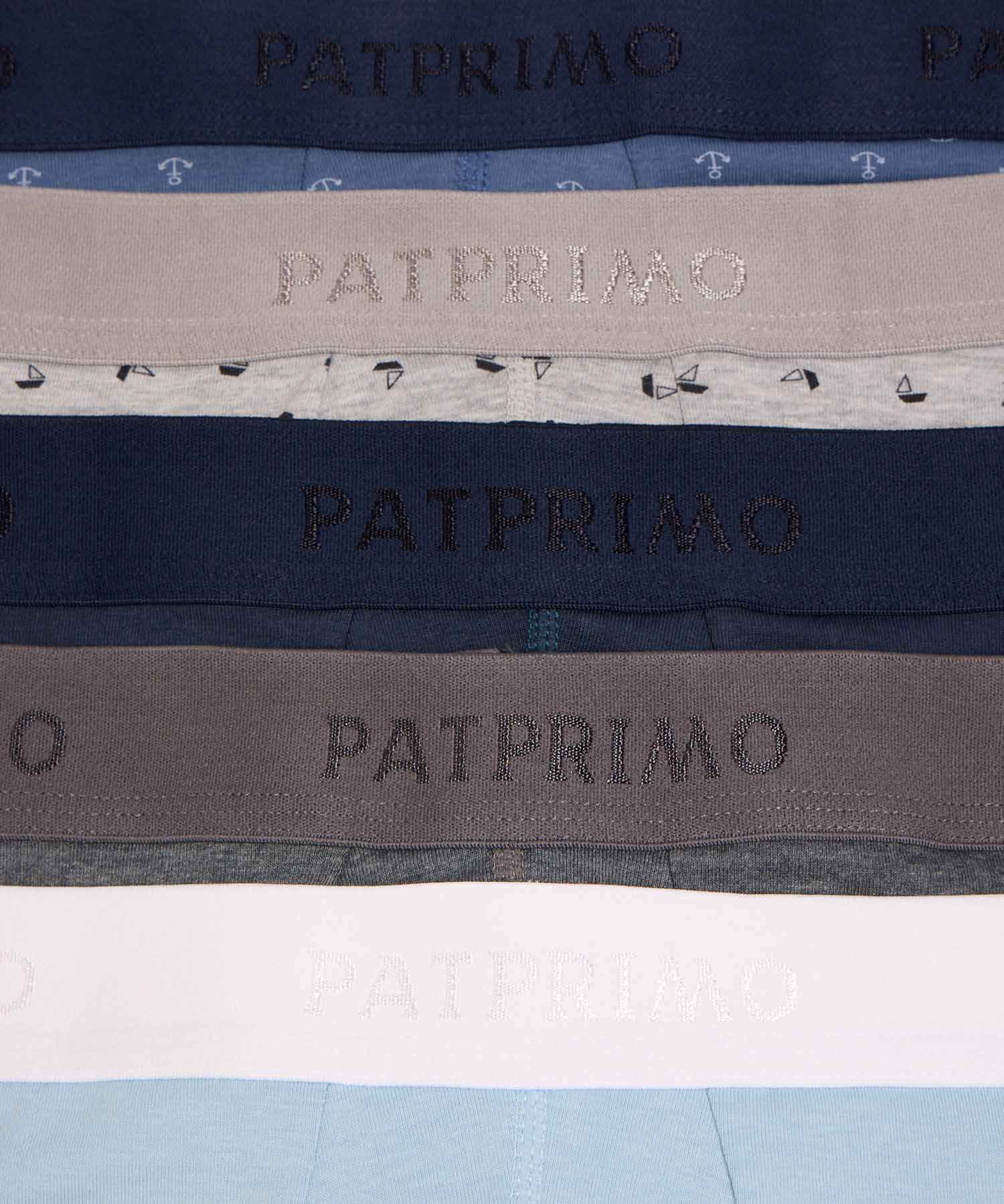 Set x5 B&oacute;xers Largos Ergon&oacute;micos con Detalles para Hombre