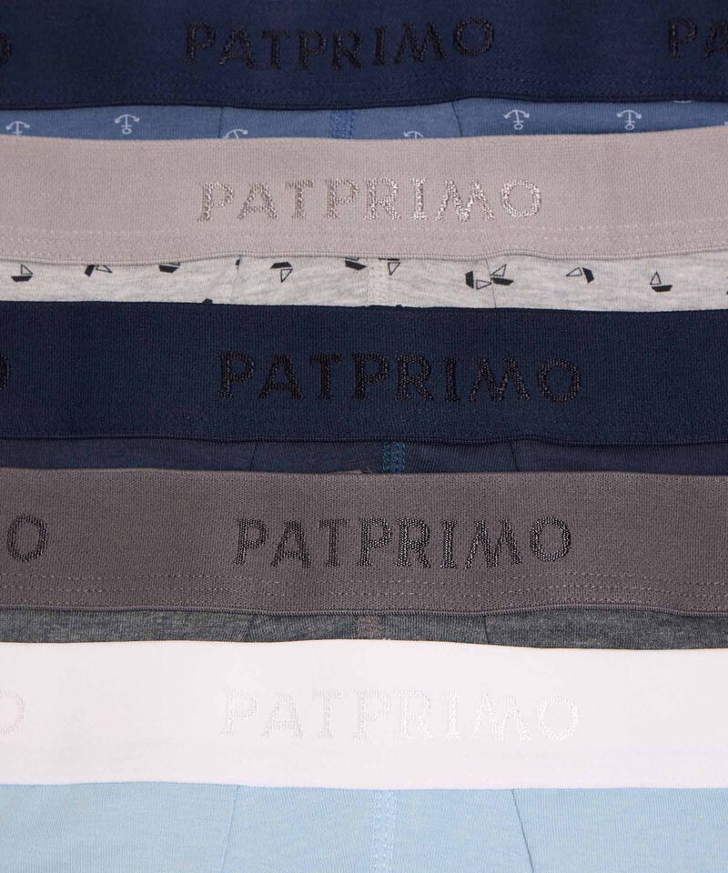 Set x5 B&oacute;xers Largos Ergon&oacute;micos con Detalles para Hombre