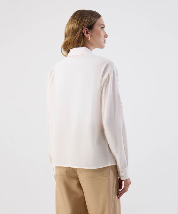 Camisa Larga Cl&aacute;sica Con Dise&ntilde;o Para Mujer