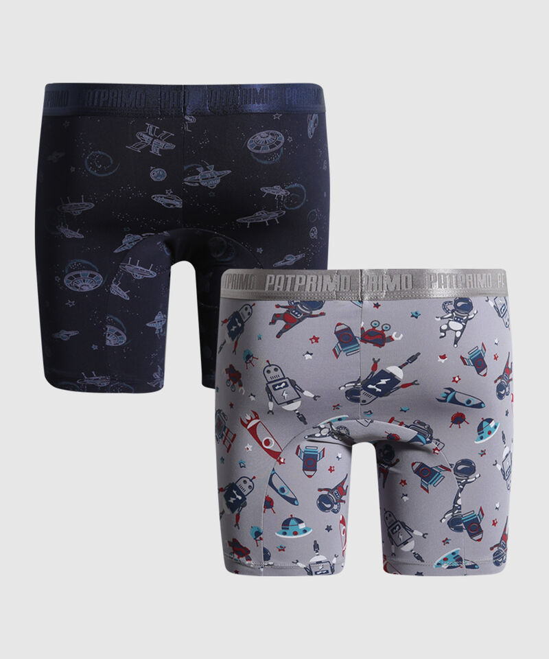 Pantaloncillo Pack X2 Boxer En Malla 