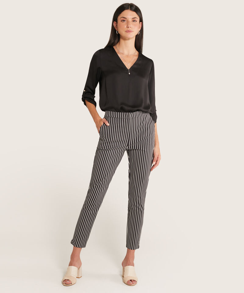 Pantalon Clasico Estampado