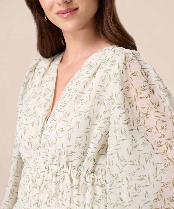 Vestido Largo Con Cintura Enresortada Para Mujer