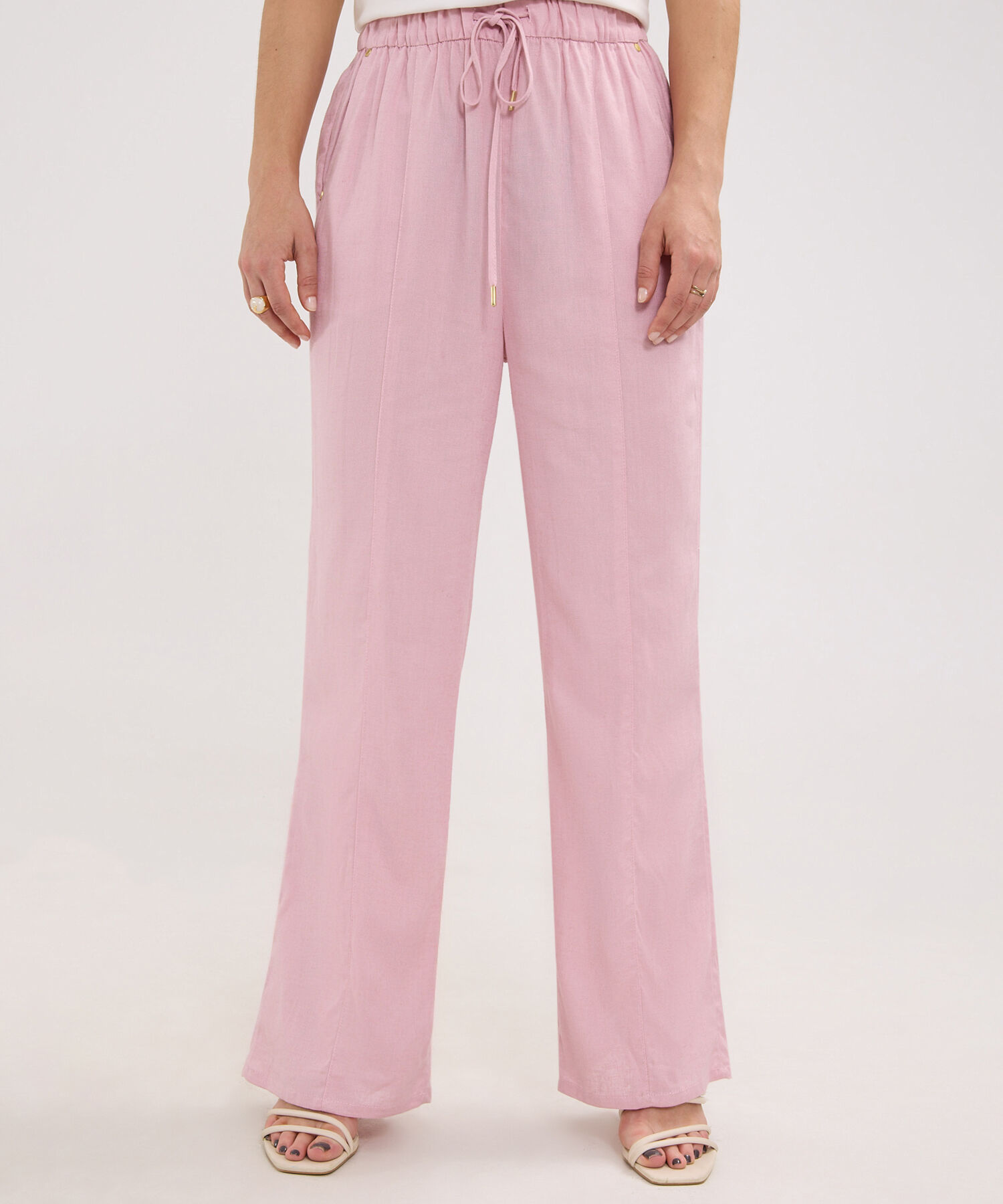 Pantalón en Efecto Lino