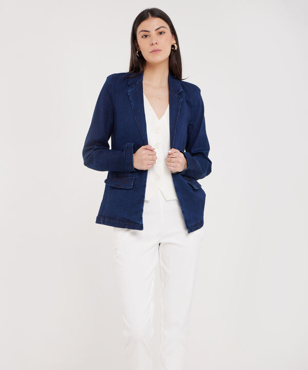 Blazer Femenino Tono Oscuro