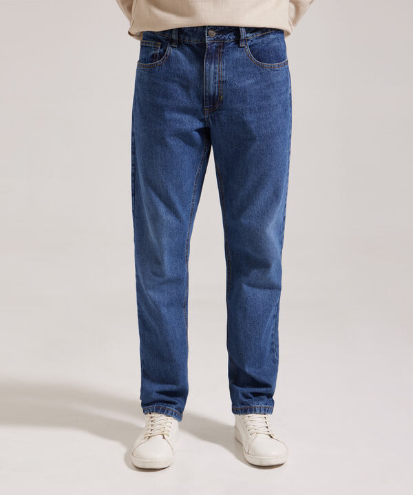 Jean Regular Tono Azul Oscuro image number null
