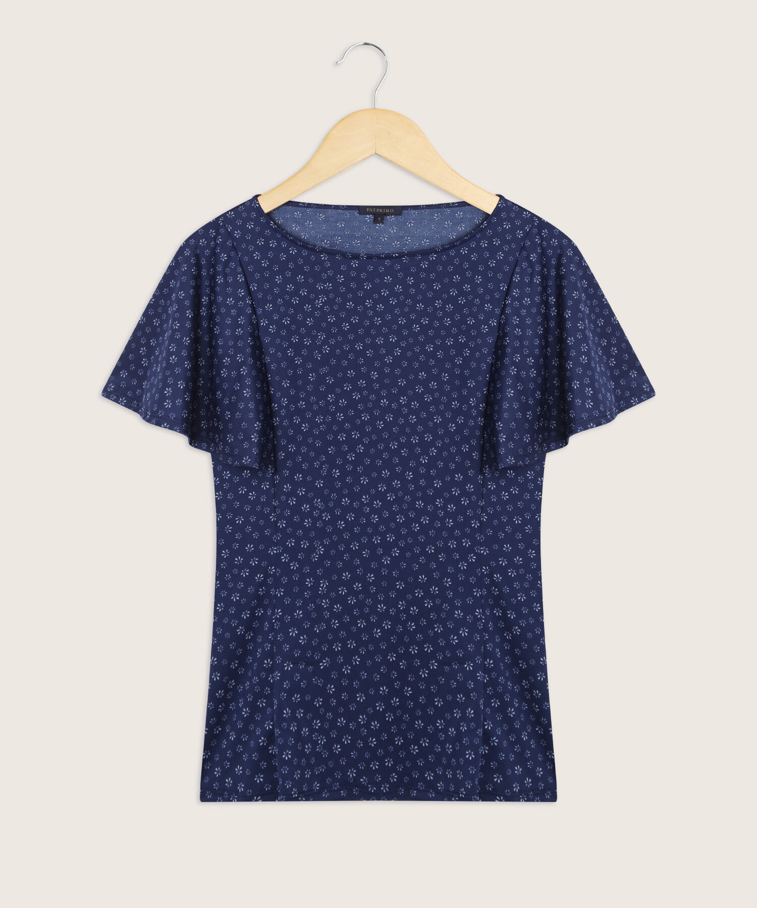 Camiseta Estampada Cuello Redondo