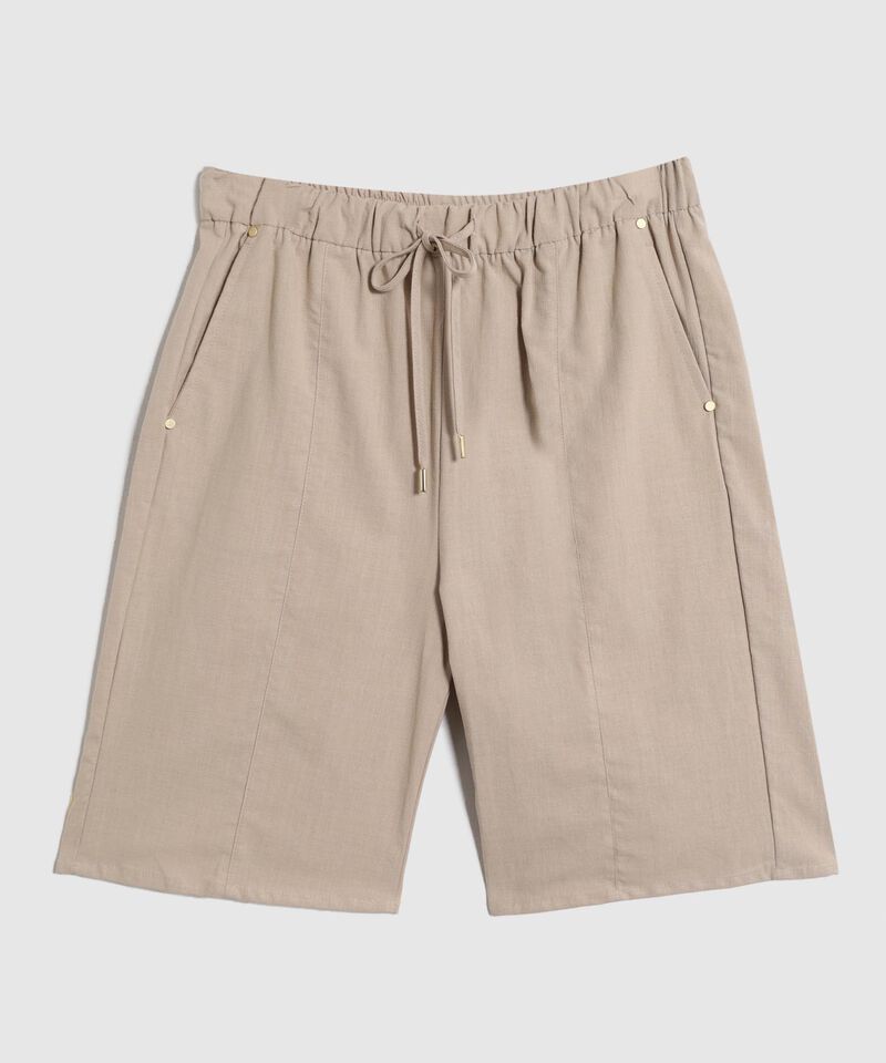 Bermuda Larga Unicolor 