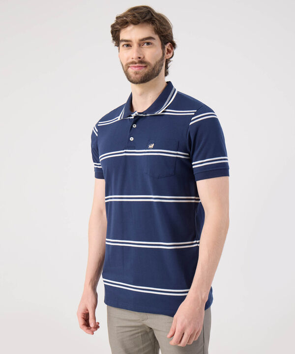 Polo A Rayas Con Bolsillo  image number null