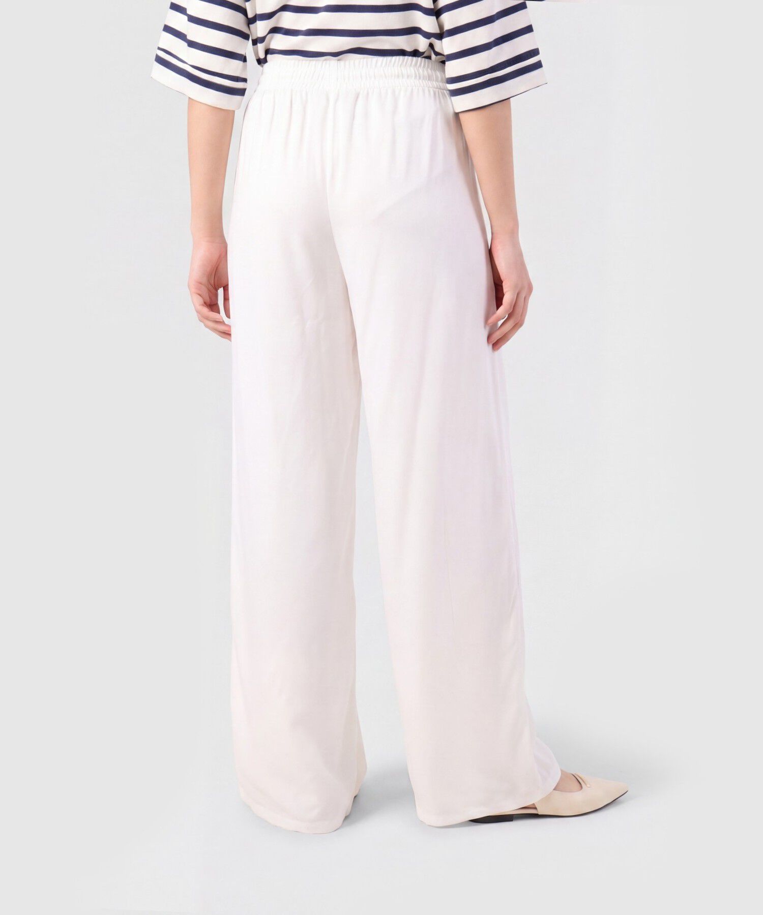 Pantal&oacute;n Fluido con Cord&oacute;n Ajustable Para Mujer