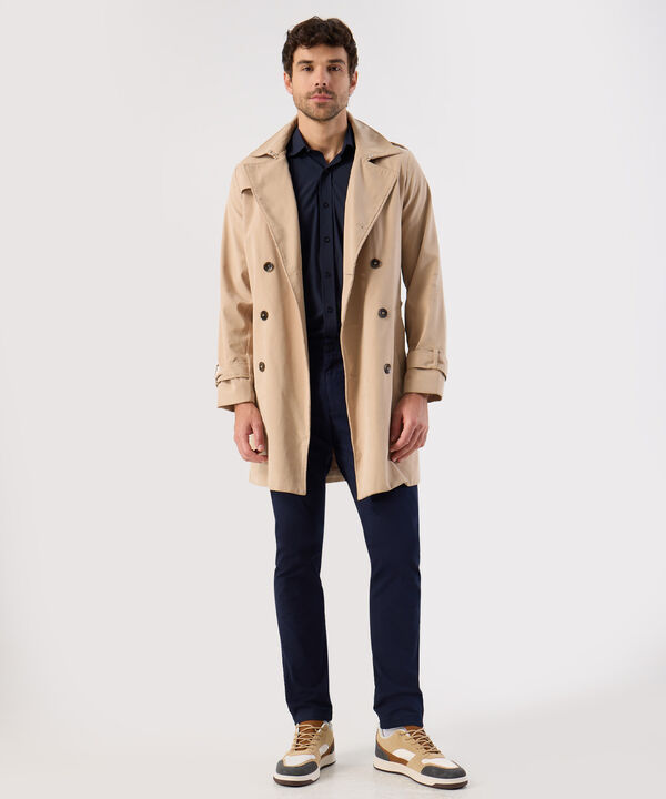 Camisa Slim Fit Manga Corta Para Hombre image number null