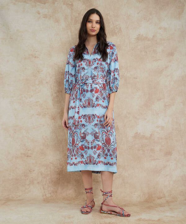 Vestido Camisero Estampado Beatriz Camacho image number null