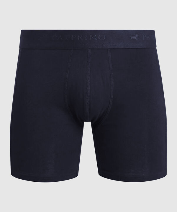 Boxer Para Hombre De Dise&ntilde;o Largo En Lycra-Algod&oacute;n