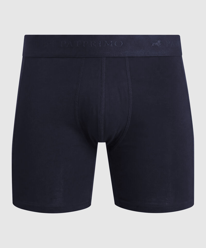 Boxer Para Hombre De Dise&ntilde;o Largo En Lycra-Algod&oacute;n