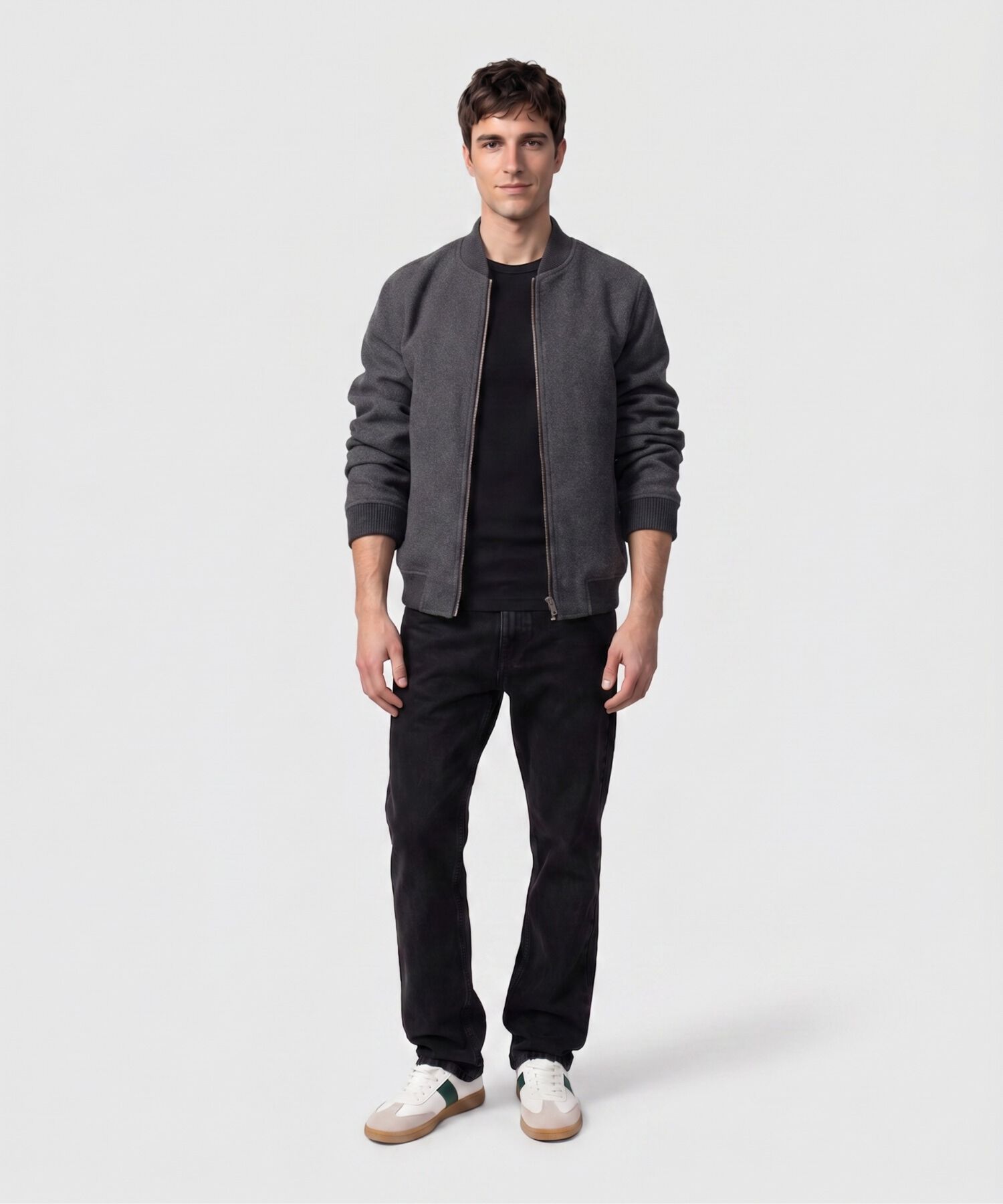Camiseta Texturizada Manga Corta Para Hombre