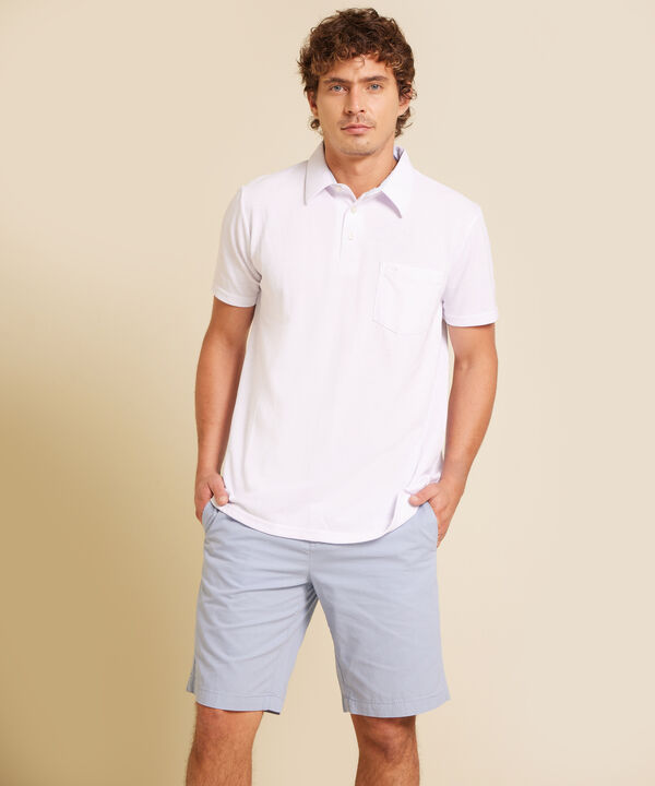 Bermuda Para Hombre Corta Unicolor Con Bolsillo Trasero image number null