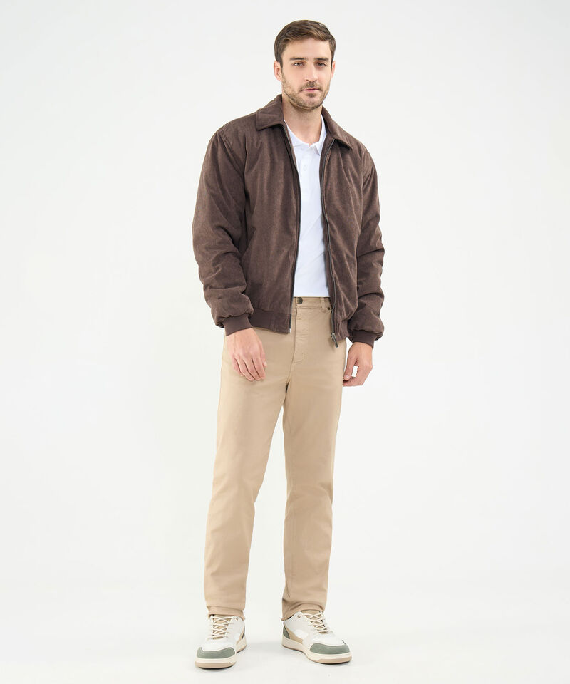 Chaqueta De Pana Acolchada