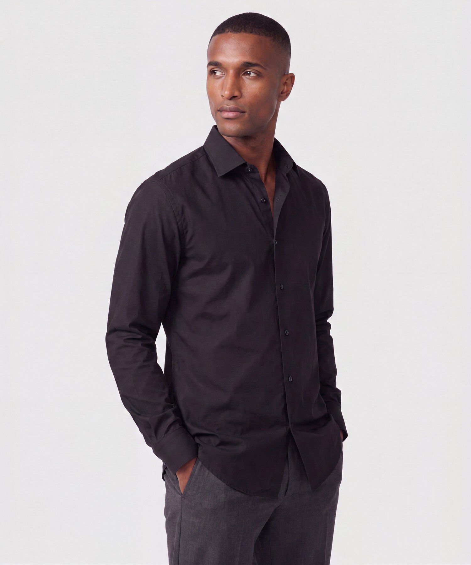 Camisa De Manga Larga Hombre