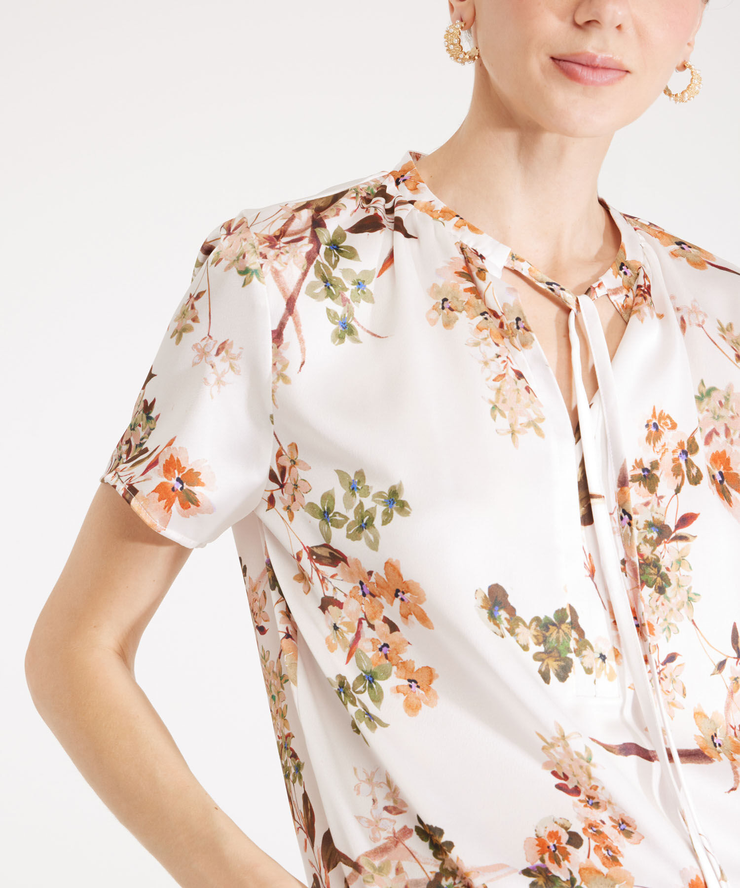 Blusa Manga  Corta Ranglan