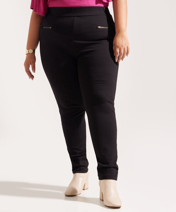 Leggins Tiro Alto con Cremalleras