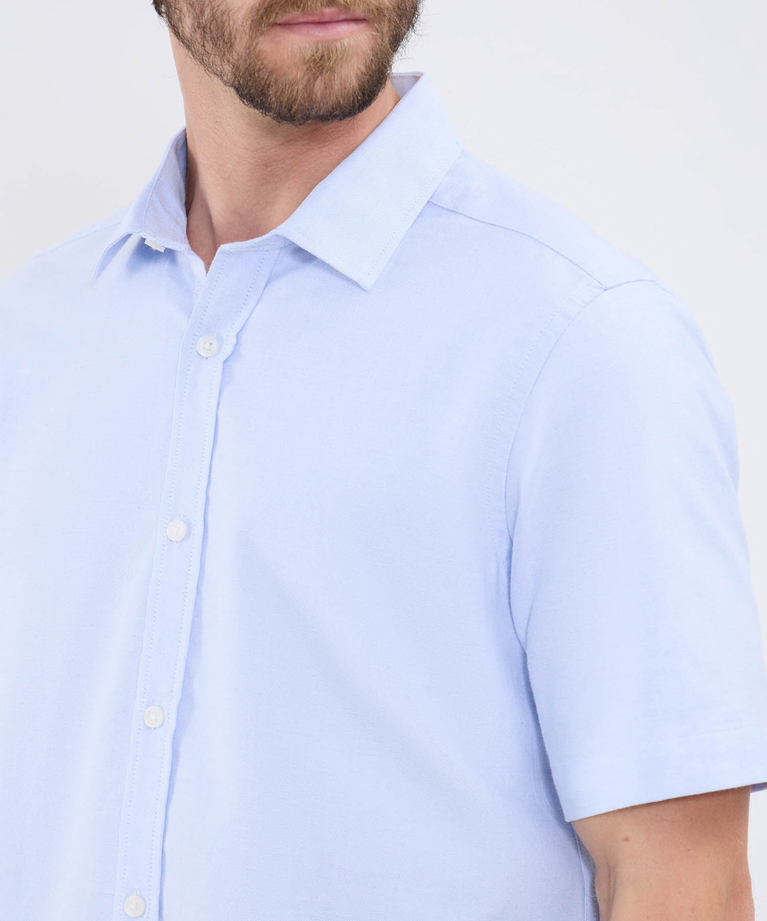 Camisa Oxford Unicolor