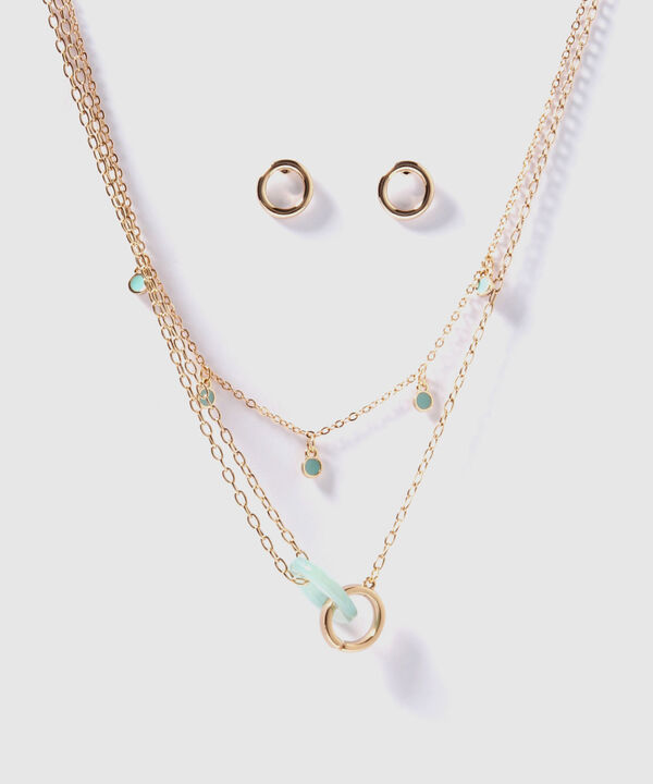 Set De Collar Y Aretes image number null