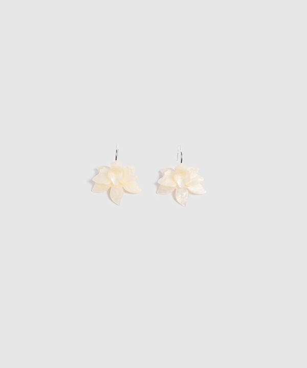 Aretes Para Mujer con Detalle Floral Grande image number null