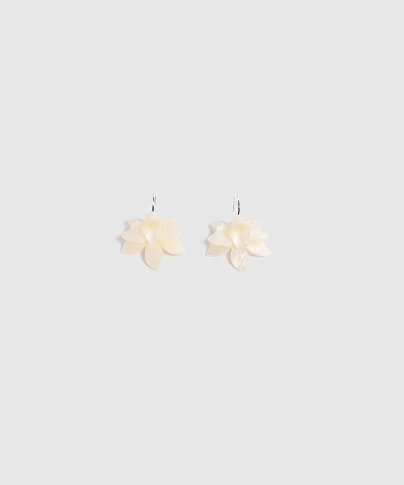 Aretes Para Mujer con Detalle Floral Grande