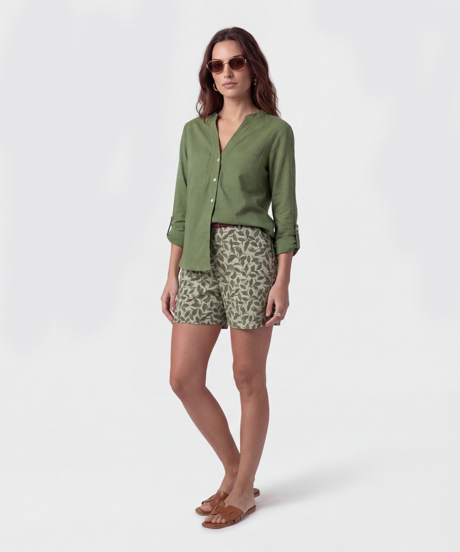 Bermuda De Corte Estructurado Para Mujer