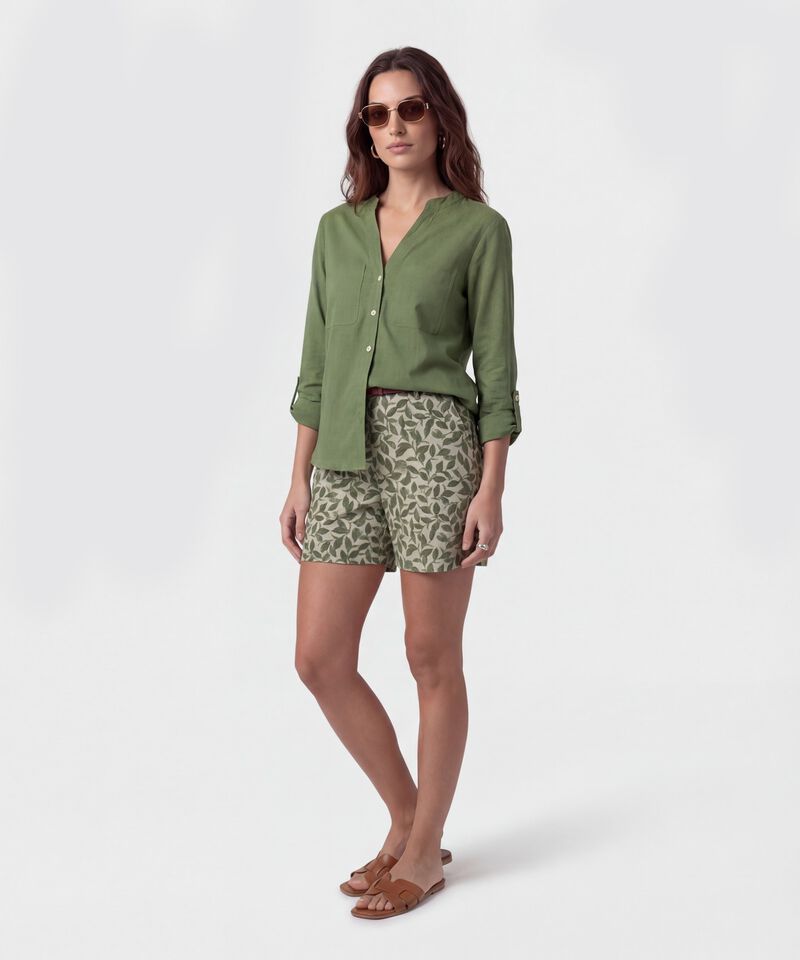 Bermuda De Corte Estructurado Para Mujer