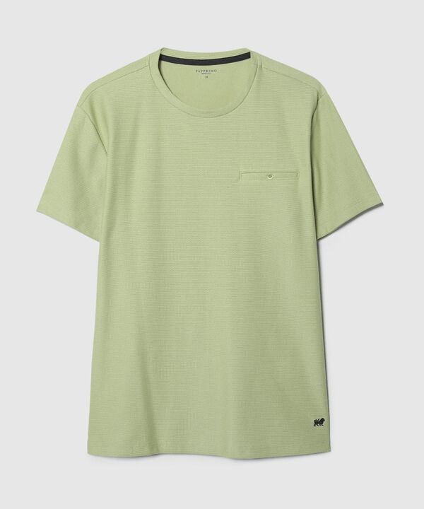 Camiseta Manga Corta Con Bolsillo