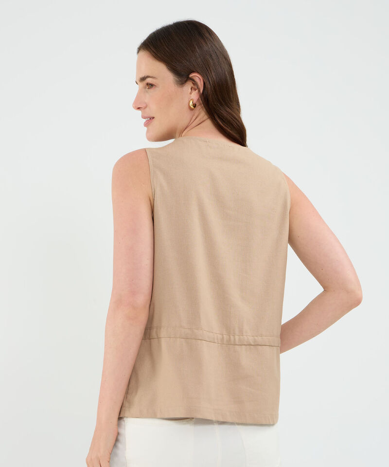 Blusa manga sisa para mujer