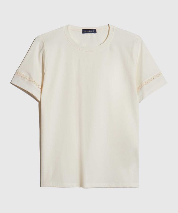 Camiseta con Encaje