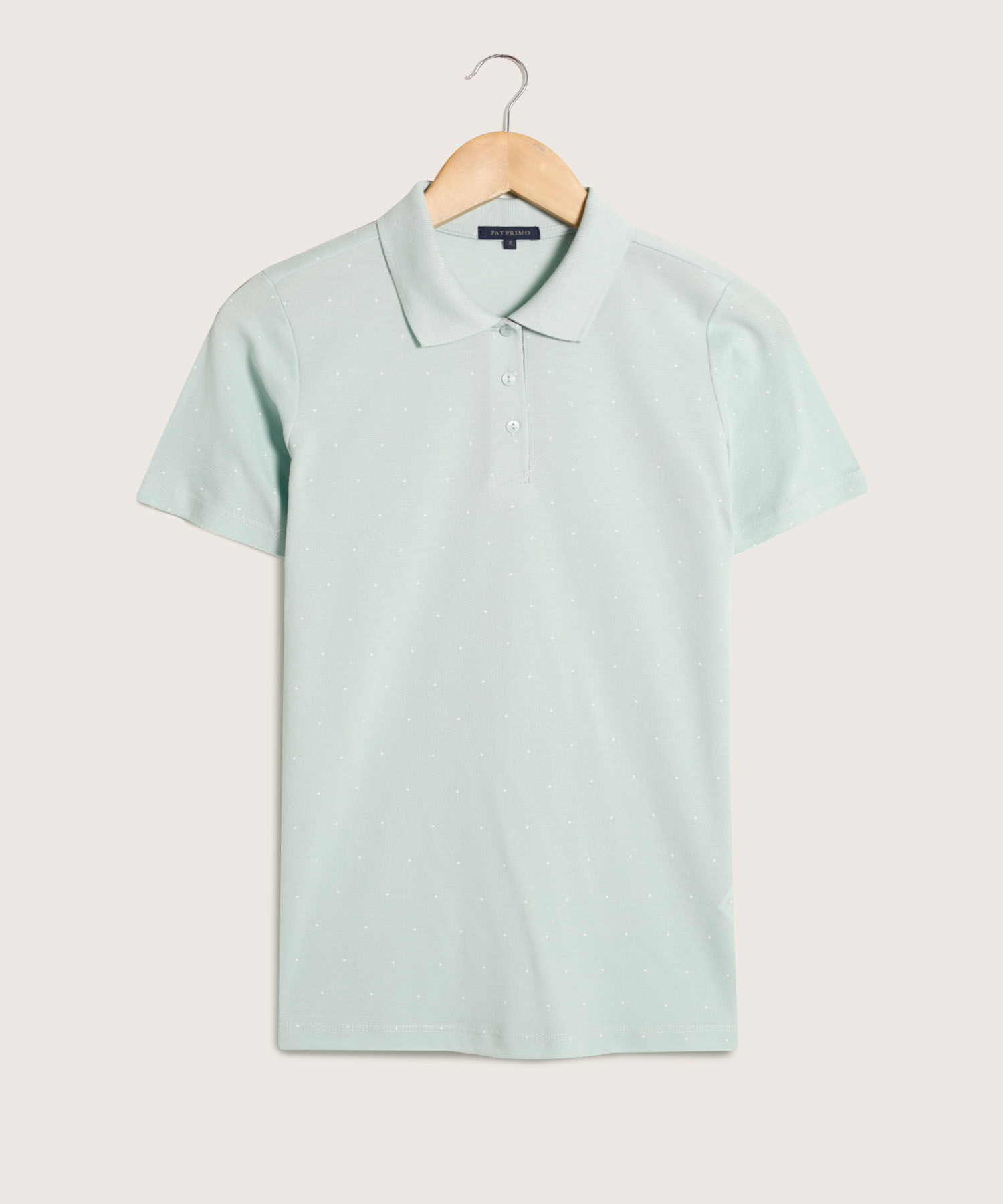 Polo Estampada Manga Corta