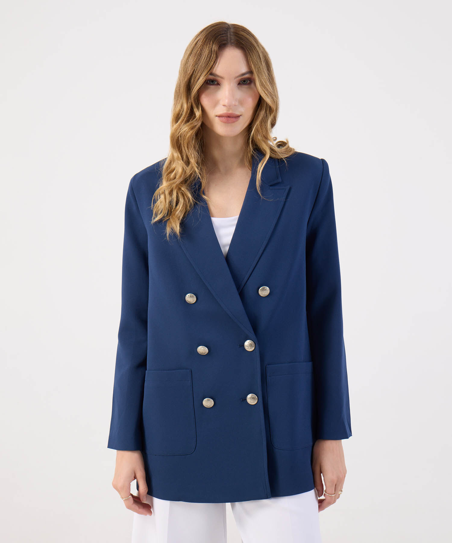Blazer Cruzado de Doble Botonadura