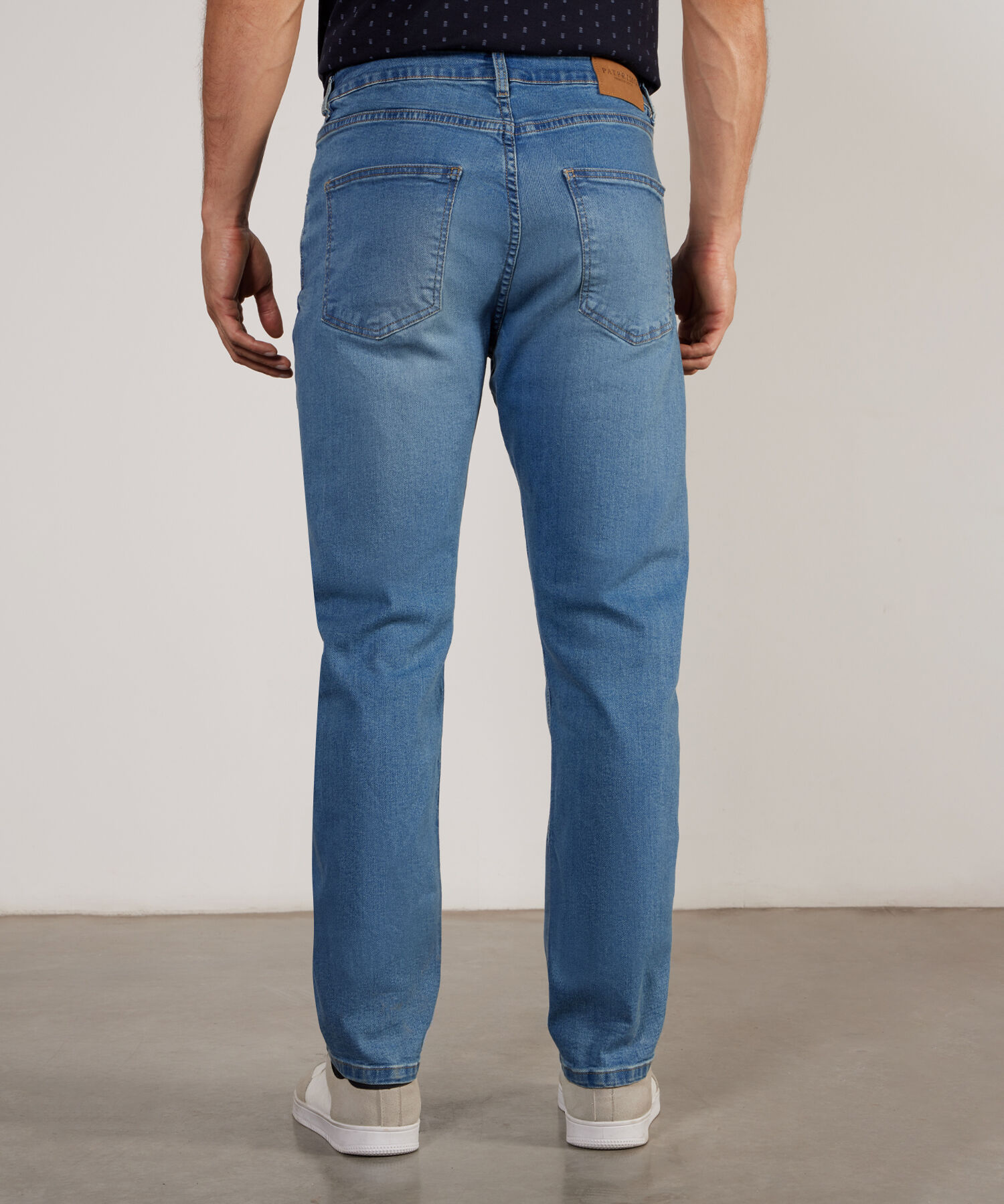 Jean Patprimo Masculino Regular Tapper Tono Medio