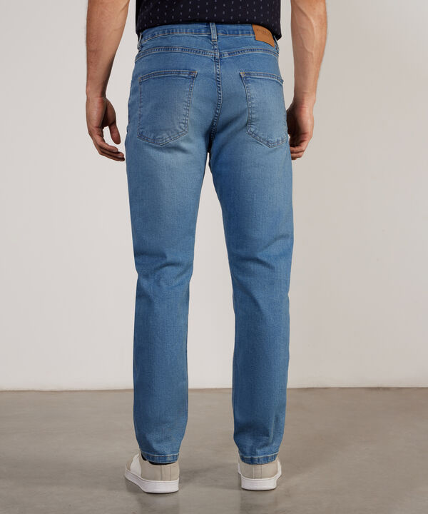 Jean Patprimo Masculino Regular Tapper Tono Medio