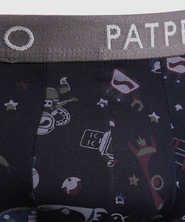Pantaloncillo Boxer Estampado En Microfribra Junior  image number null
