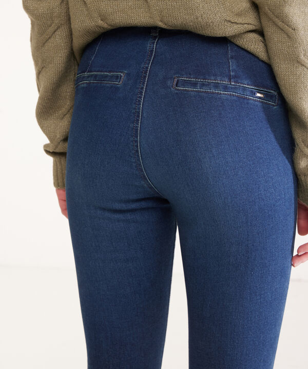 Jean Skinny con Bolsillos en Ruches
