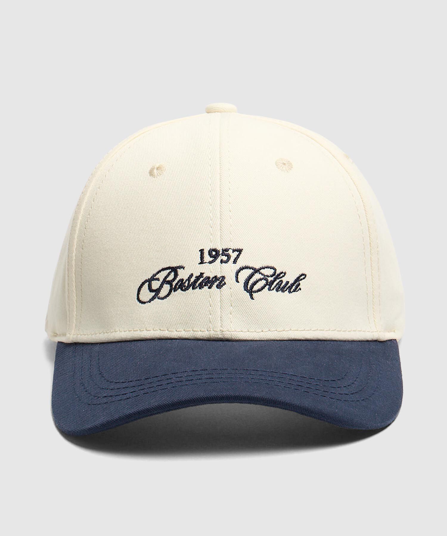 Gorra Casual Con Visera Curva Para Hombre, Crema, hi-res