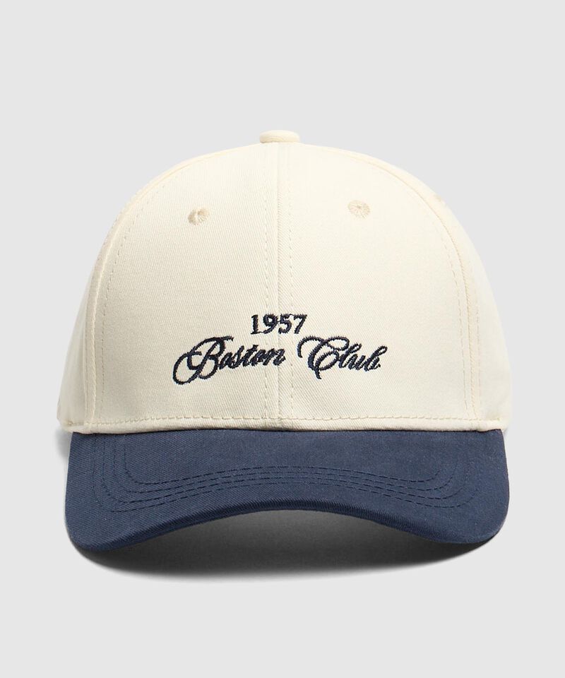 Gorra Casual Con Visera Curva Para Hombre, Crema, hi-res