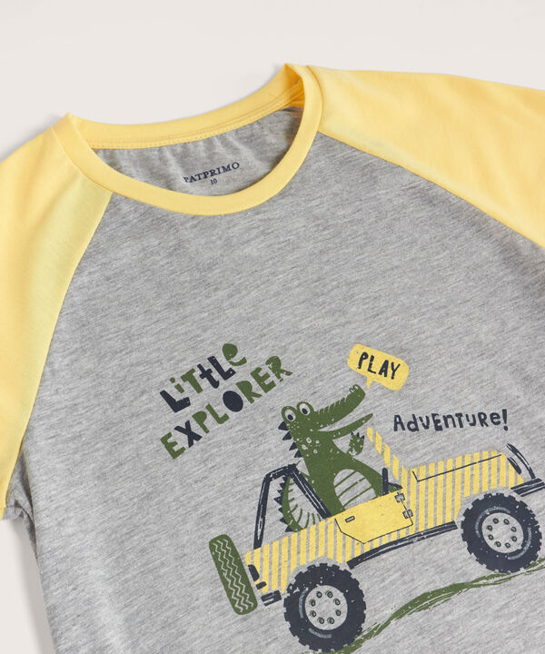 Pijama Niño Camiseta Manga Corta