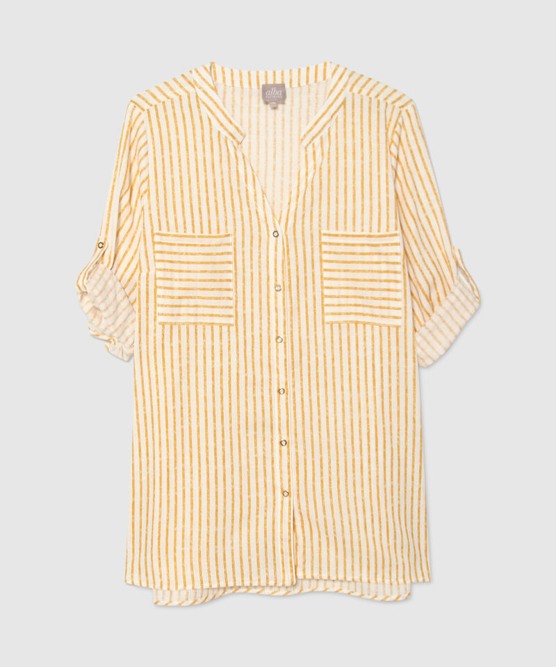 Blusa Manga 3/4  Estampada