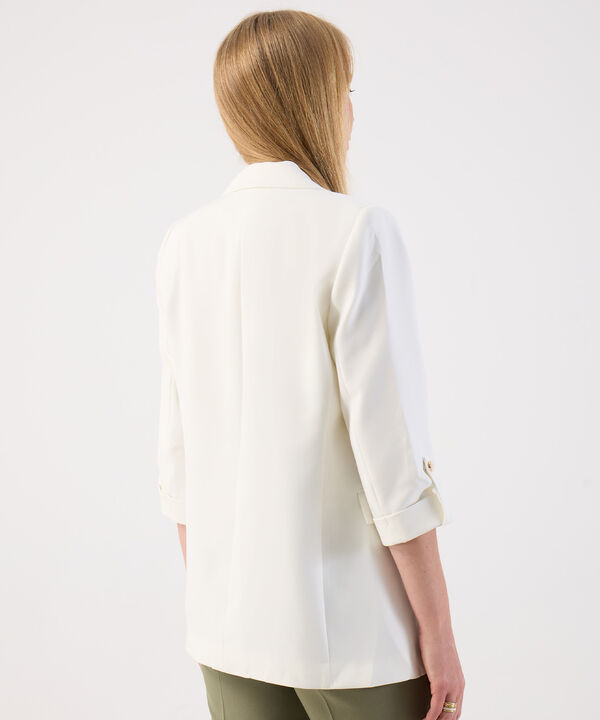 Blazer Abierto de Mangas 3/4