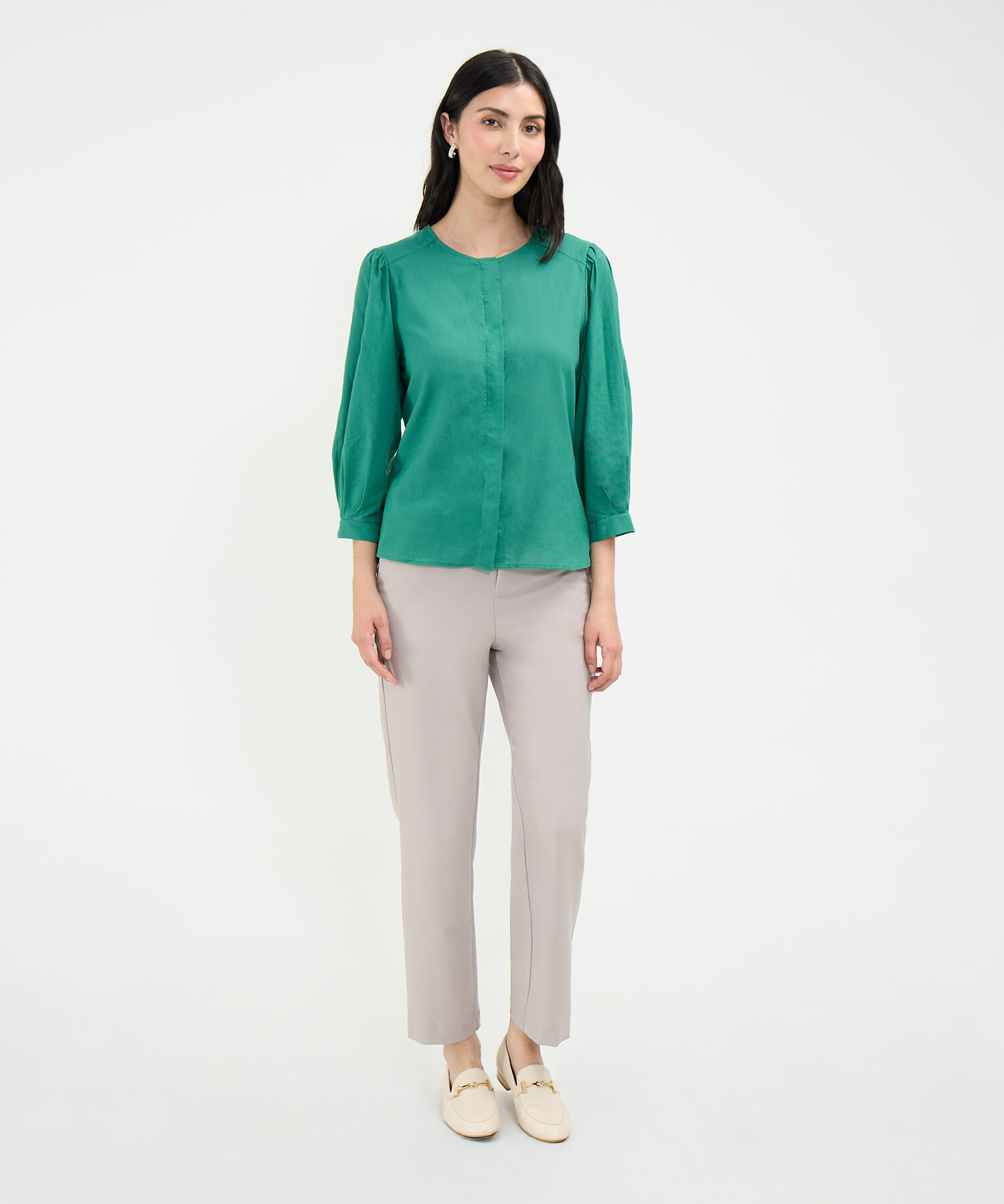 Blusa en Efecto Rústico