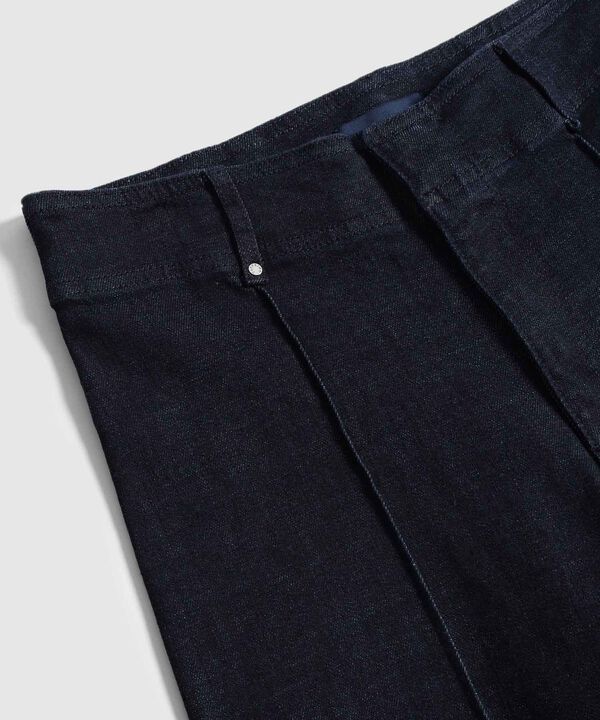 Jean Wide Leg con Costura Frontal para Mujer image number null