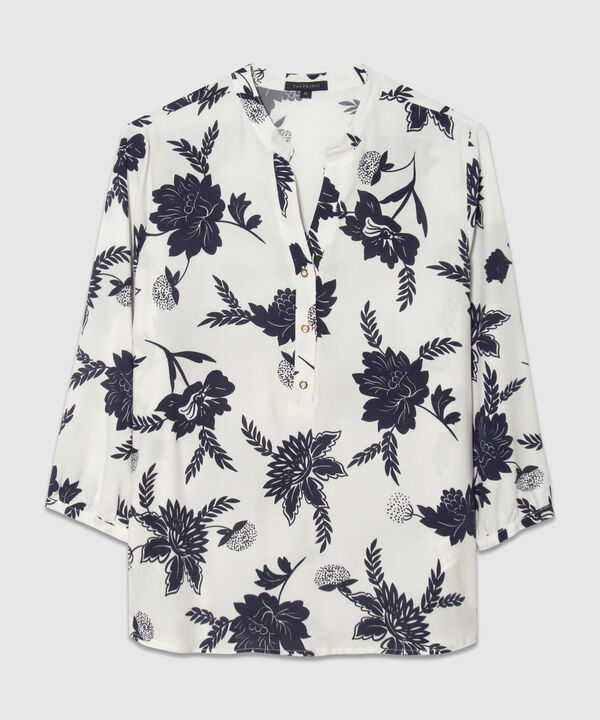 Blusa Manga 3/4 Estampada