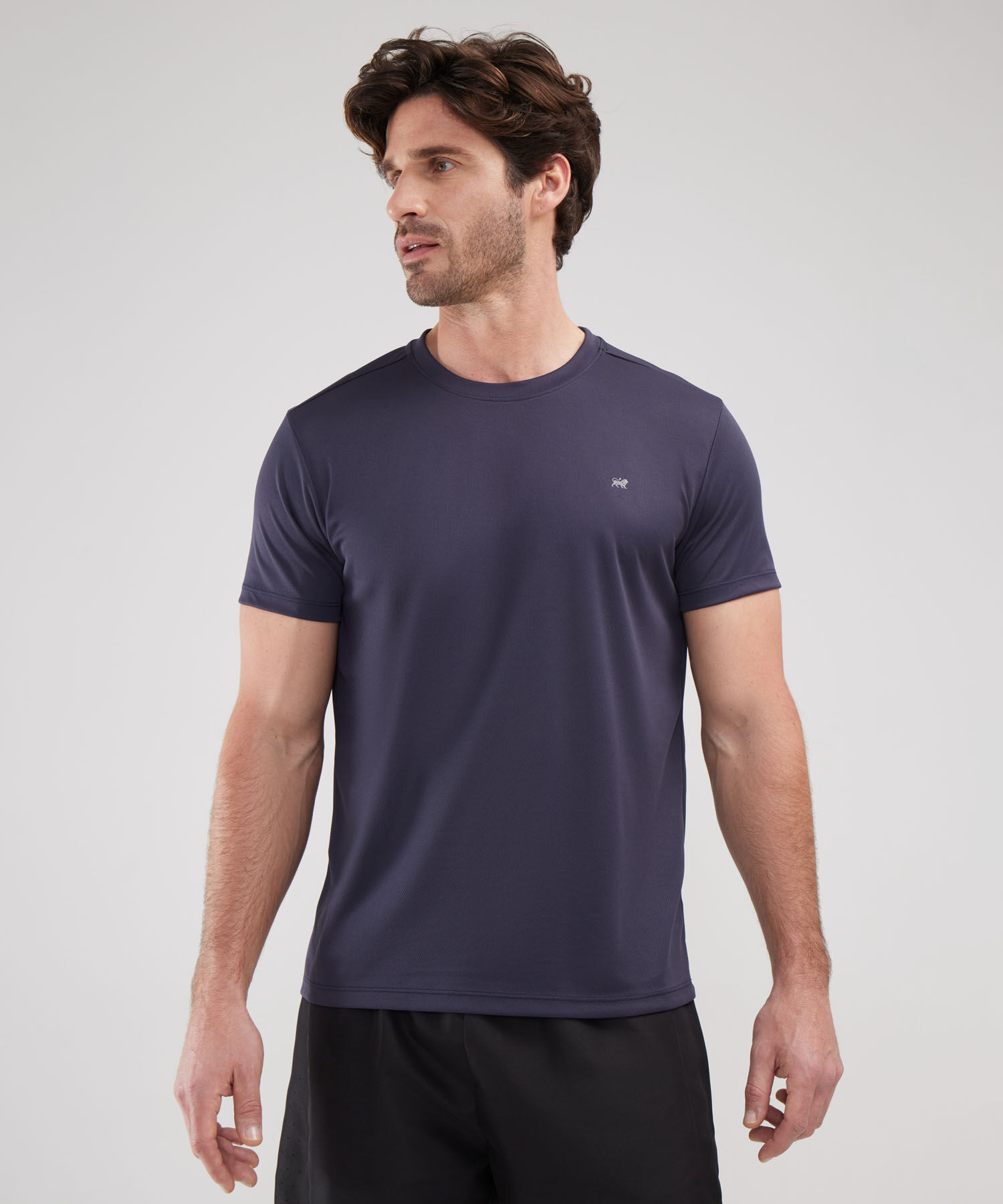 Camiseta Mc Unicolor  Texturizada